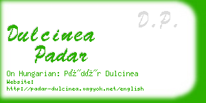 dulcinea padar business card